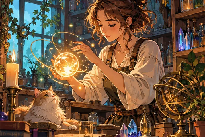 奇幻画格的地图式视觉导览